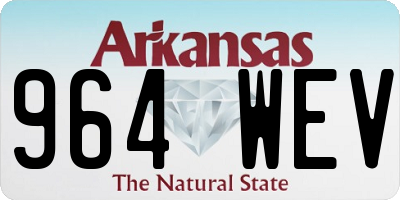 AR license plate 964WEV