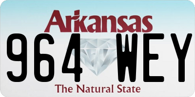 AR license plate 964WEY