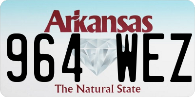 AR license plate 964WEZ