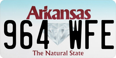 AR license plate 964WFE