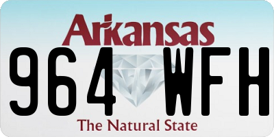 AR license plate 964WFH