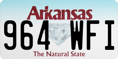 AR license plate 964WFI