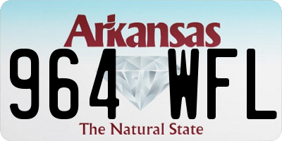 AR license plate 964WFL