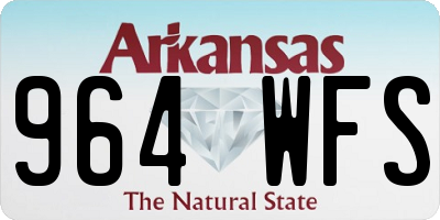 AR license plate 964WFS