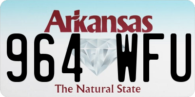 AR license plate 964WFU