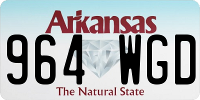 AR license plate 964WGD