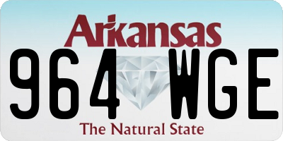AR license plate 964WGE