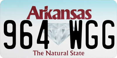 AR license plate 964WGG
