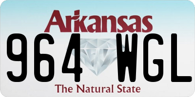 AR license plate 964WGL