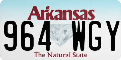 AR license plate 964WGY