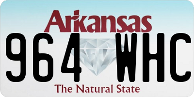 AR license plate 964WHC