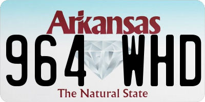 AR license plate 964WHD