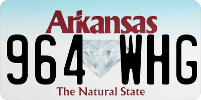 AR license plate 964WHG