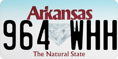 AR license plate 964WHH