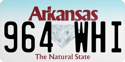 AR license plate 964WHI