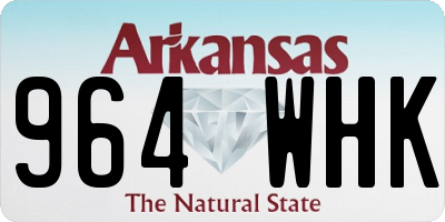 AR license plate 964WHK
