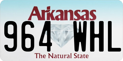 AR license plate 964WHL