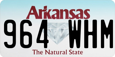 AR license plate 964WHM