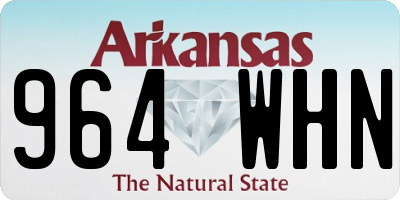 AR license plate 964WHN