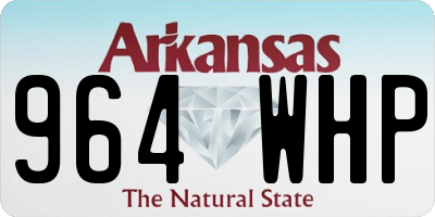 AR license plate 964WHP