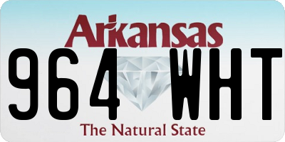 AR license plate 964WHT