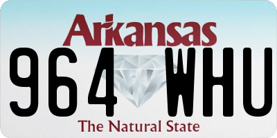 AR license plate 964WHU