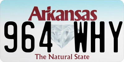 AR license plate 964WHY
