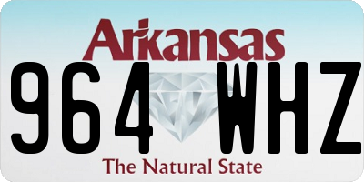 AR license plate 964WHZ