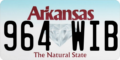 AR license plate 964WIB