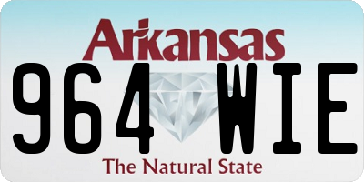 AR license plate 964WIE