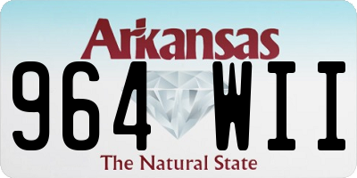 AR license plate 964WII