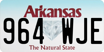 AR license plate 964WJE