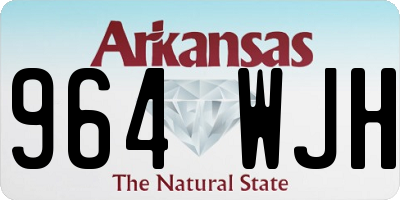 AR license plate 964WJH