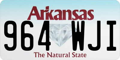 AR license plate 964WJI