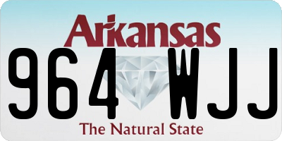 AR license plate 964WJJ