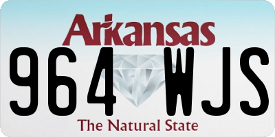 AR license plate 964WJS