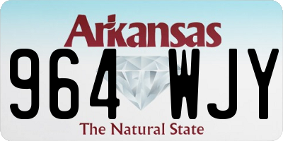 AR license plate 964WJY