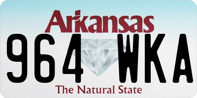 AR license plate 964WKA