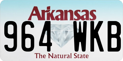 AR license plate 964WKB