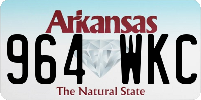 AR license plate 964WKC
