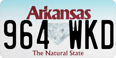 AR license plate 964WKD