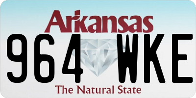 AR license plate 964WKE