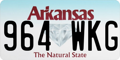 AR license plate 964WKG