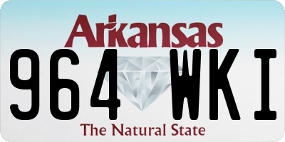 AR license plate 964WKI