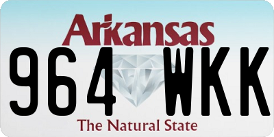 AR license plate 964WKK