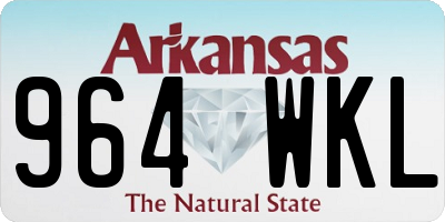 AR license plate 964WKL