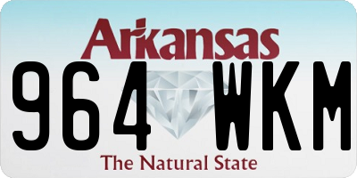 AR license plate 964WKM