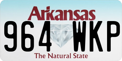 AR license plate 964WKP
