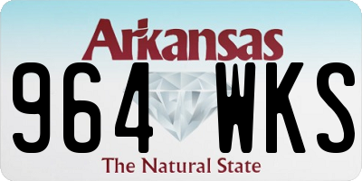 AR license plate 964WKS