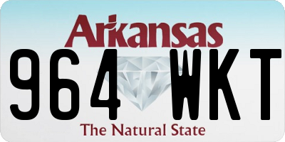AR license plate 964WKT